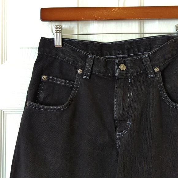 Lee 90's Vintage Classic High Waisted Relaxed Straight Leg Denim Jeans Black 16 - Picture 12 of 16